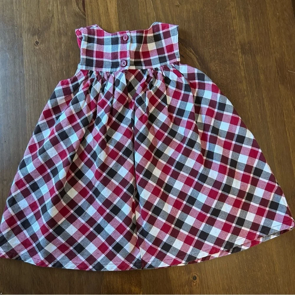 Vintage Gymboree 2T Holiday Dress |‎ Red Plaid Corduroy | 2010 Classic